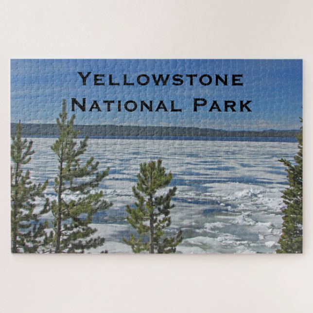Puzzle Paisaje de Yellowstone Foto Parque Nacional Estado (Horizontal)