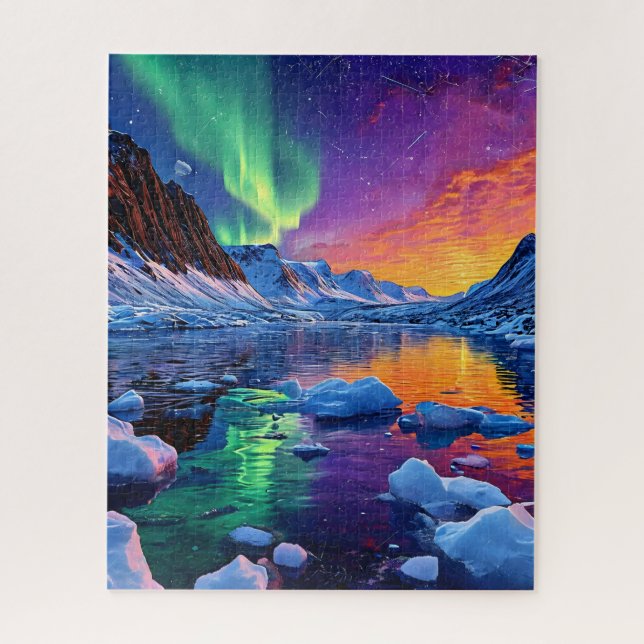 Puzzle Paisaje del Ártico (Vertical)