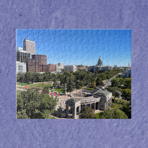 Puzzle Paisaje del centro de Denver Colorado