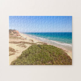 Puzzle Paisaje del cielo azul del mar del océano de playa