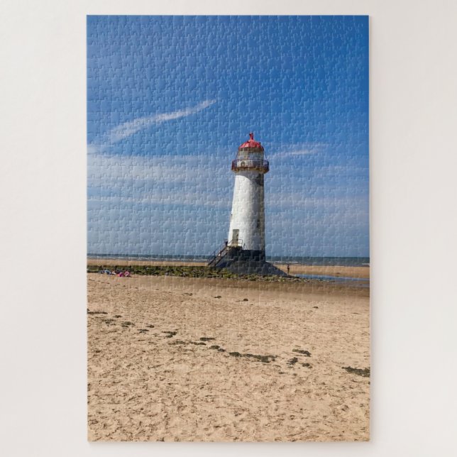 Puzzle Paisaje del cielo azul del mar del océano de playa (Vertical)