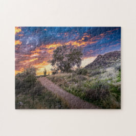 Puzzle Paisaje del desierto 2815 con Saguaro al atardecer