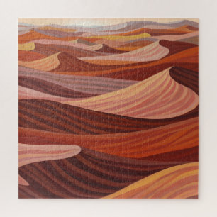 Puzzle Paisaje del desierto cálido - Impresión de arte es