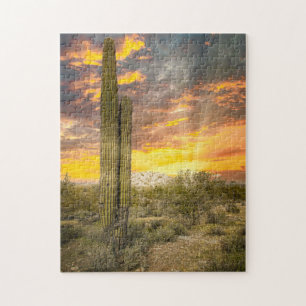 Puzzle Paisaje del desierto de Arizona 2706-Sunset