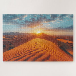 Puzzle Paisaje del desierto de la Hora Dorada