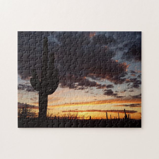 Puzzle Paisaje del desierto Saguaro Sunset III Arizona (Horizontal)