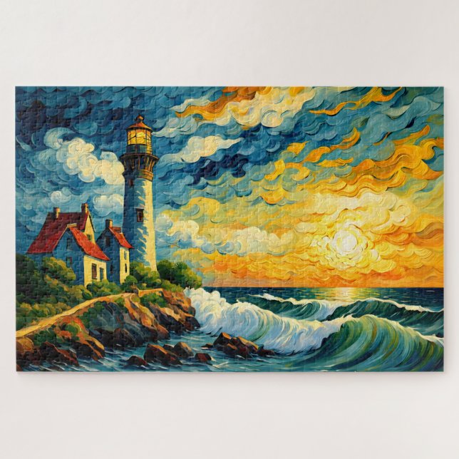 Puzzle Paisaje del faro (Horizontal)