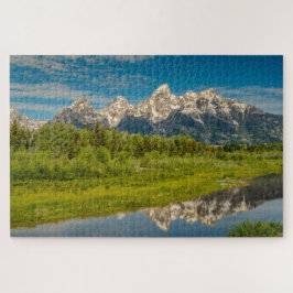 Puzzle Paisaje del Parque Nacional del Gran Tetón