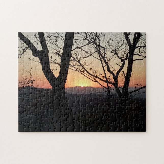 Puzzle Paisaje del Parque Nacional Shenandoah Sunset (Horizontal)