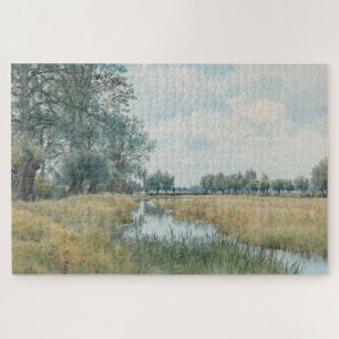 Puzzle Paisaje del río cerca de St. Ives, Huntingdonshire