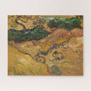 Puzzle Paisaje en Conejos por Vincent van Gogh