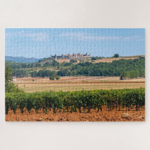 Puzzle Paisaje en la pequeña ciudad de Monteriggioni, Tos