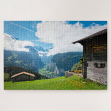 Paisaje en Wengen, Suiza