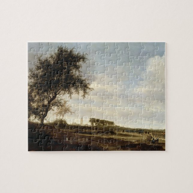 Puzzle Paisaje enselvado (aceite en el panel) (Horizontal)