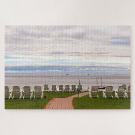 Puzzle Paisaje escénico de la bahía de Tadoussac, Quebec,