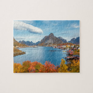 Puzzle Paisaje escénico de Lofoten Nordland Noruega