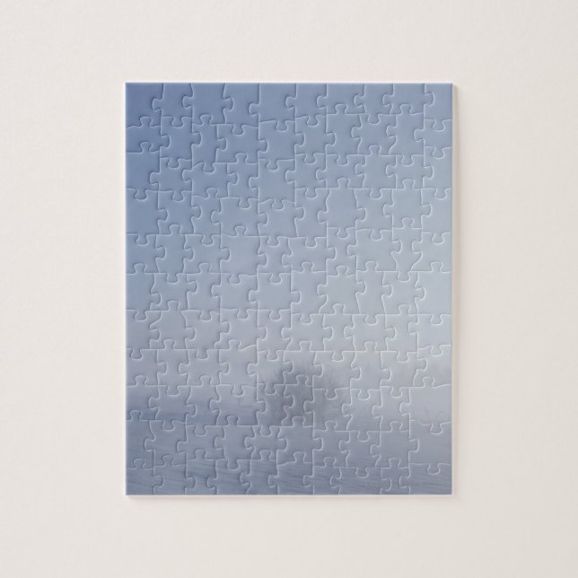 Puzzle Paisaje frío del invierno Nevado (Vertical)