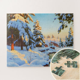 Puzzle Paisaje invernal, Bessonof Art