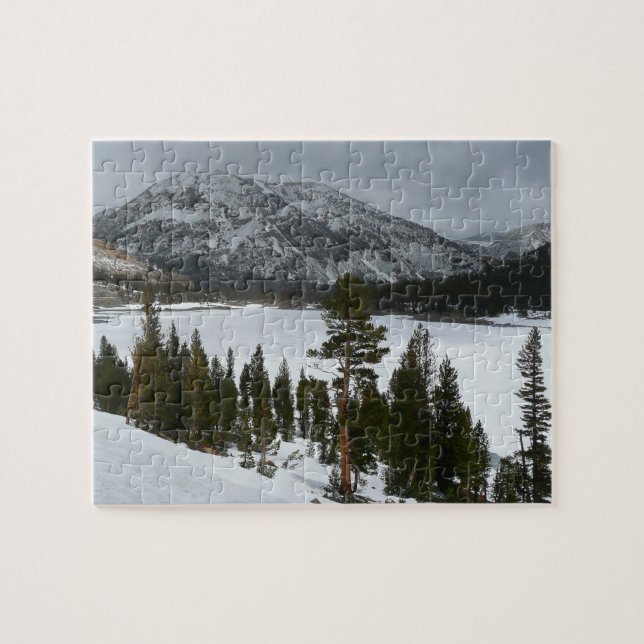 Puzzle Paisaje invernal Snowy Ellery Lake California (Horizontal)