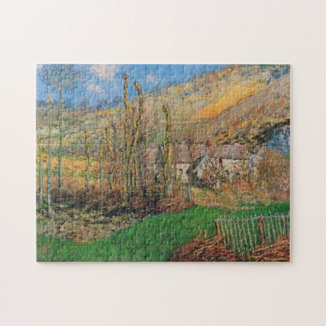 Puzzle Paisaje invernal Valle de Falaise Monet Bella Arte (Horizontal)