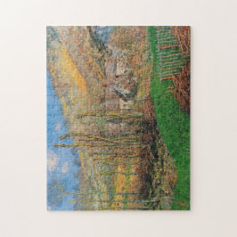 Puzzle Paisaje invernal Valle de Falaise Monet Bella Arte