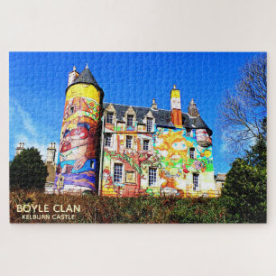 Puzzle Paisaje Kelburn Castle Scotland Boyle Clan