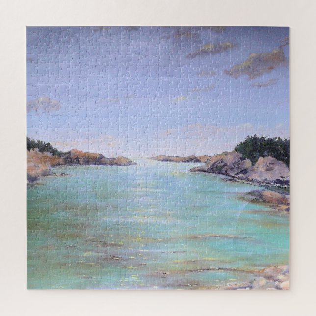 Puzzle Paisaje marino de Newport Rhode Island Océano (Vertical)