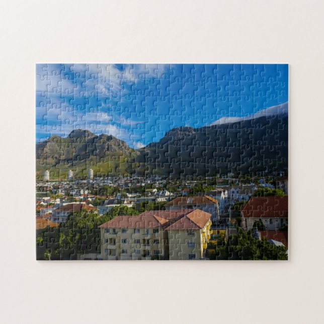 Puzzle Paisaje montañoso de la Mesa de Ciudad del Cabo de (Horizontal)