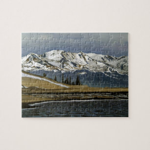 Puzzle Paisaje montañoso de Leadville Colorado en inviern