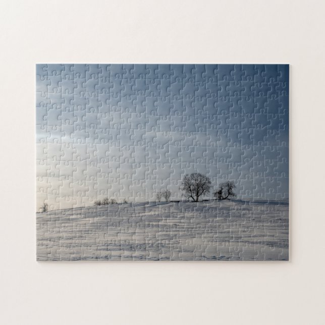Puzzle Paisaje nevado (Horizontal)