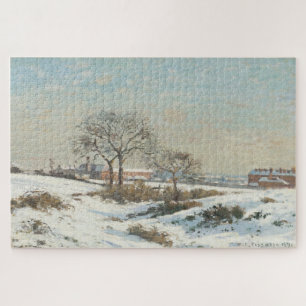 Puzzle Paisaje nevado en South Norwood (1871) – Pissarro