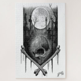 Puzzle Paisaje nocturno de Craneo