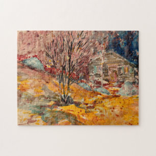 Puzzle Paisaje otoñal   George Luks