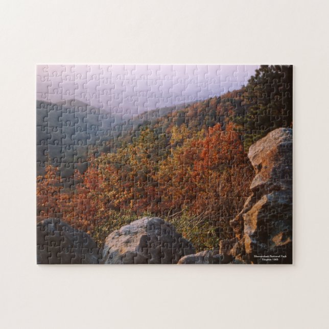 Puzzle Paisaje otoñal, Parque Nacional Shenandoah (Horizontal)