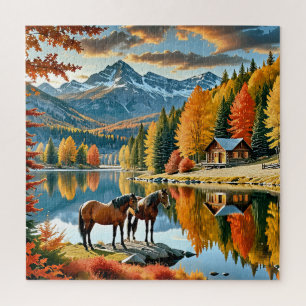 Puzzle Paisaje otoñal sereno