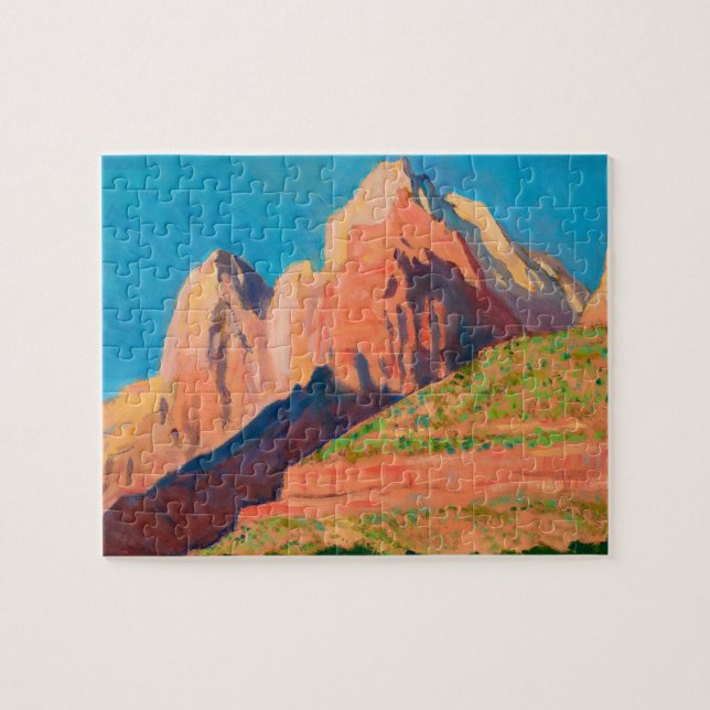 Puzzle Paisaje, Parque Nacional de Zion, por Maynard Dixo (Horizontal)