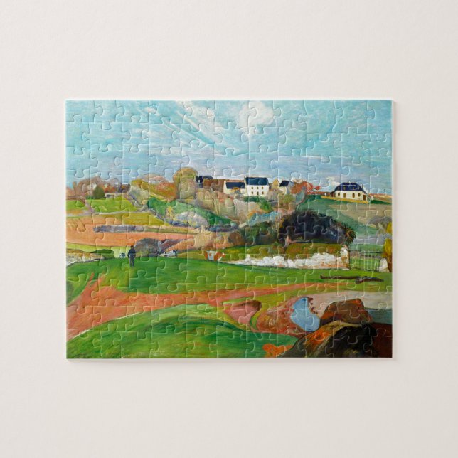 Puzzle Paisaje Paul Gauguin Viejo Arte de Pintura (Horizontal)