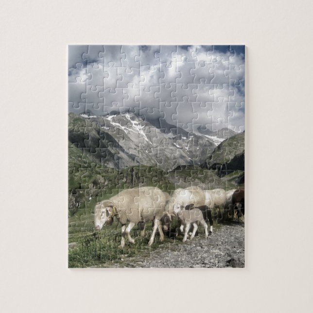 Puzzle paisaje pirénico (Vertical)