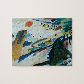 Puzzle Paisaje romántico de Wassily Kandinsky