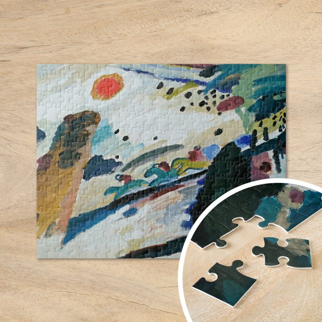 Puzzle Paisaje romántico | Kandinsky (Subido por el creador)