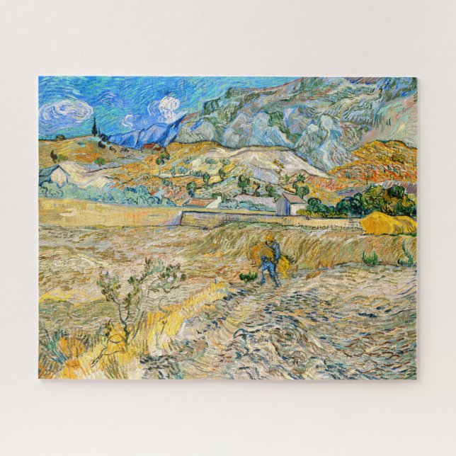 Puzzle Paisaje Saint Remy Vincent Van Gogh 1889 (Horizontal)