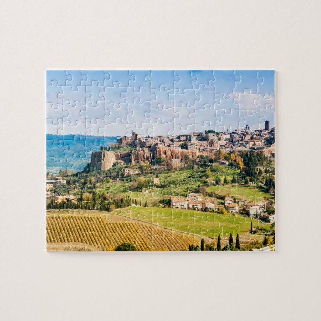 Puzzle Paisaje sobre Orvieto (Horizontal)