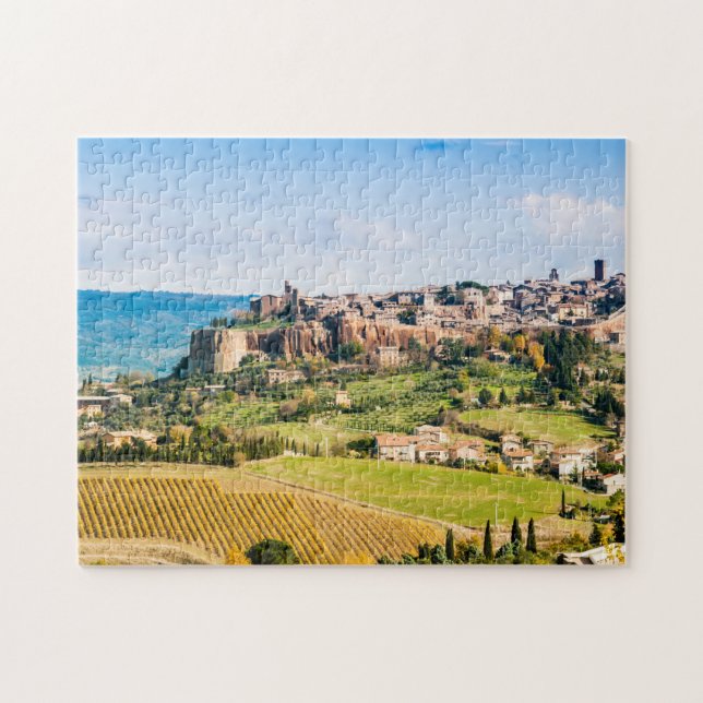 Puzzle Paisaje sobre Orvieto (Horizontal)
