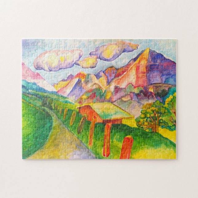 Puzzle Paisaje suizo (Horizontal)