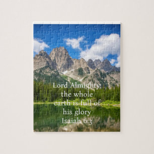 Puzzle Paisaje Toda La Tierra Está Llena De Su Gloria
