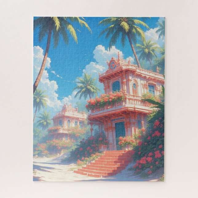 Puzzle paisaje tropical (Vertical)