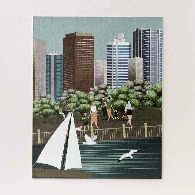 Puzzle Paisaje urbano (Vertical)