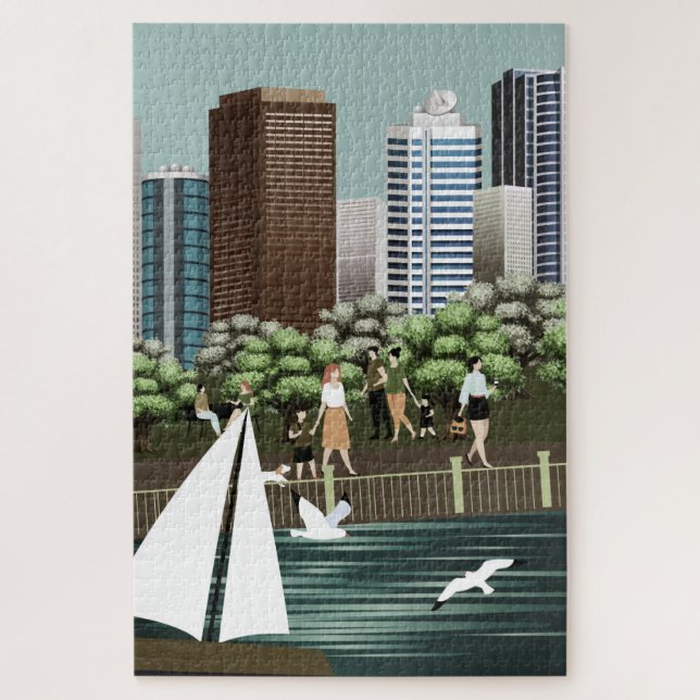 Puzzle Paisaje urbano (Vertical)