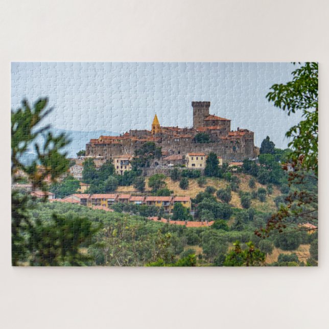 Puzzle Paisaje urbano de Capalbio, Toscana, Italia (Horizontal)