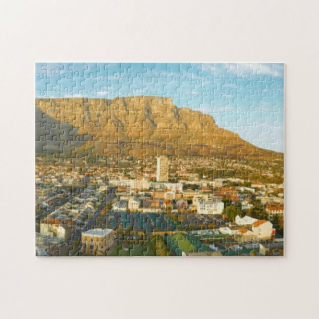 Puzzle Paisaje urbano de Ciudad del Cabo con montaña de m (Horizontal)